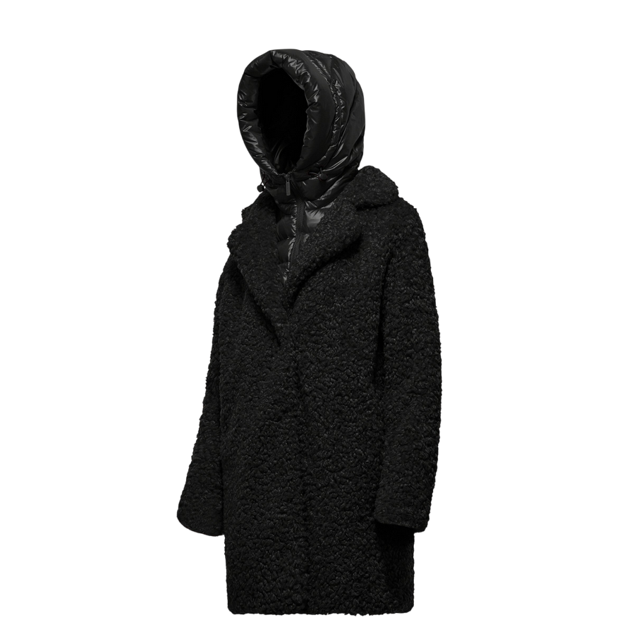 Bomboogie Odessa Overcoat CW6570TSFC5_90 Nero - Cappotto lungo donna elegante e funzionale