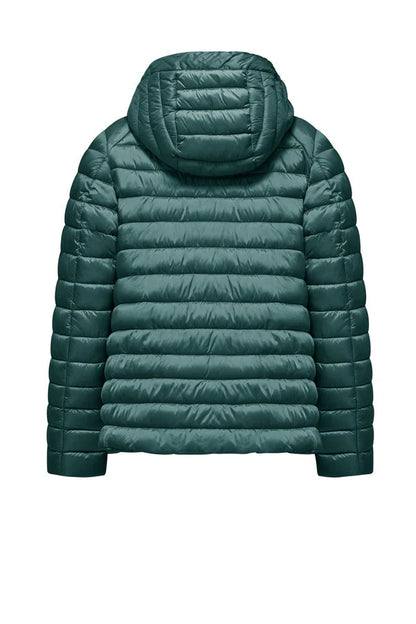 Bomboogie Piumino 100g Donna Cappuccio Nylon Ciré Verde Acqua - GW9616TDLC6