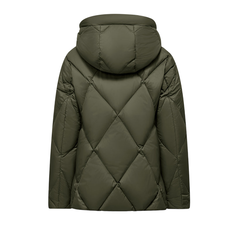 Bomboogie Piumino Donna Verde GW8639TMNW5 365 | Calore Naturale & Stile Romantico