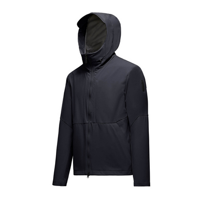 Bomboogie giubbino con cappuccio da uomo antipioggia e antivento sfoderata JM8400TNSD4 297 blu scuro
