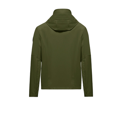 Bomboogie giubbino con cappuccio da uomo antipioggia e antivento sfoderata JM8400TNSD4 329 verde palude
