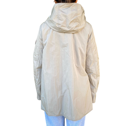 Bomboogie giubbino reversibile da donna con cappuccio GW8930TWRP5 015 gesso-grigio