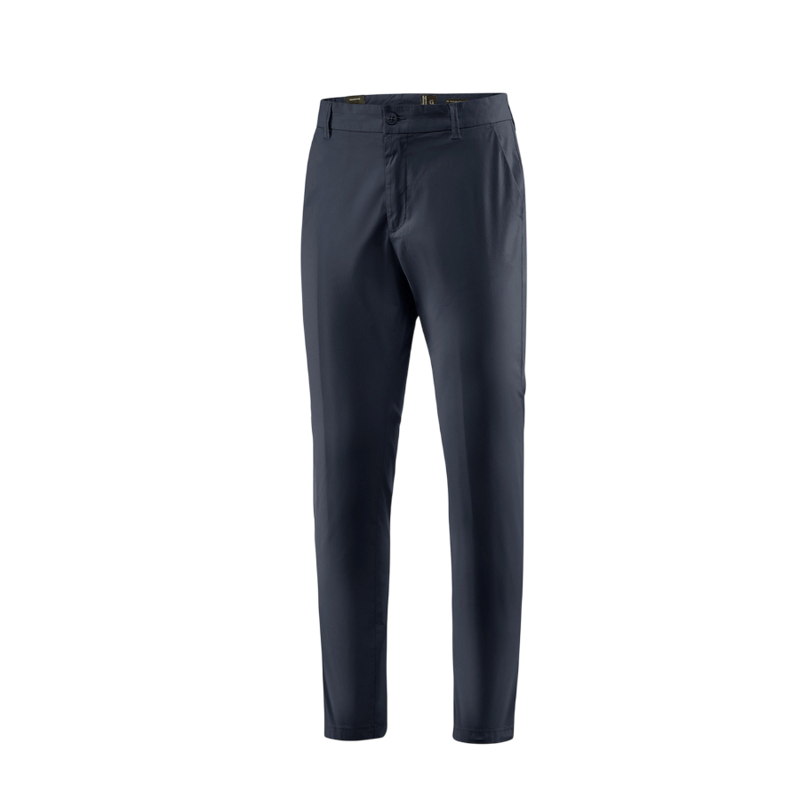 Bomboogie pantalone casual da uomo chino slim in popeline di cotone PMSPYTCG5 297 blu scuro