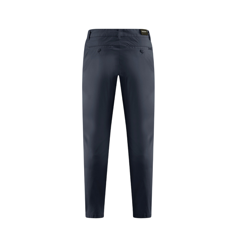 Bomboogie pantalone casual da uomo chino slim in popeline di cotone PMSPYTCG5 297 blu scuro
