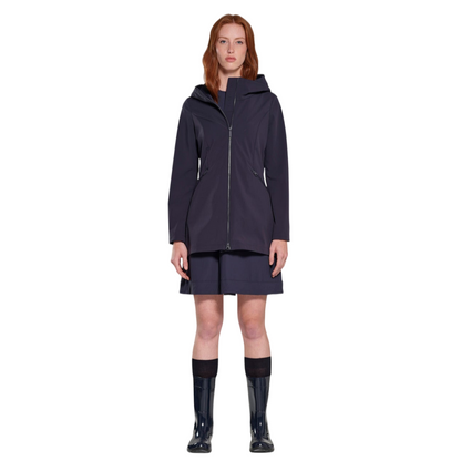 Bomboogie parka da donna antipioggia e antivento sfoderato CW8364TNSD5 297 blu scuro