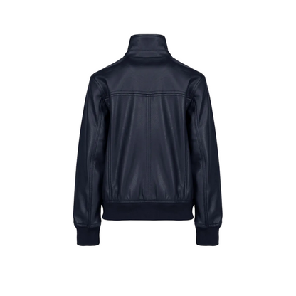 Bomboogie giacca bomber in ecopelle da ragazzo JKKELTPUS4 297 blu