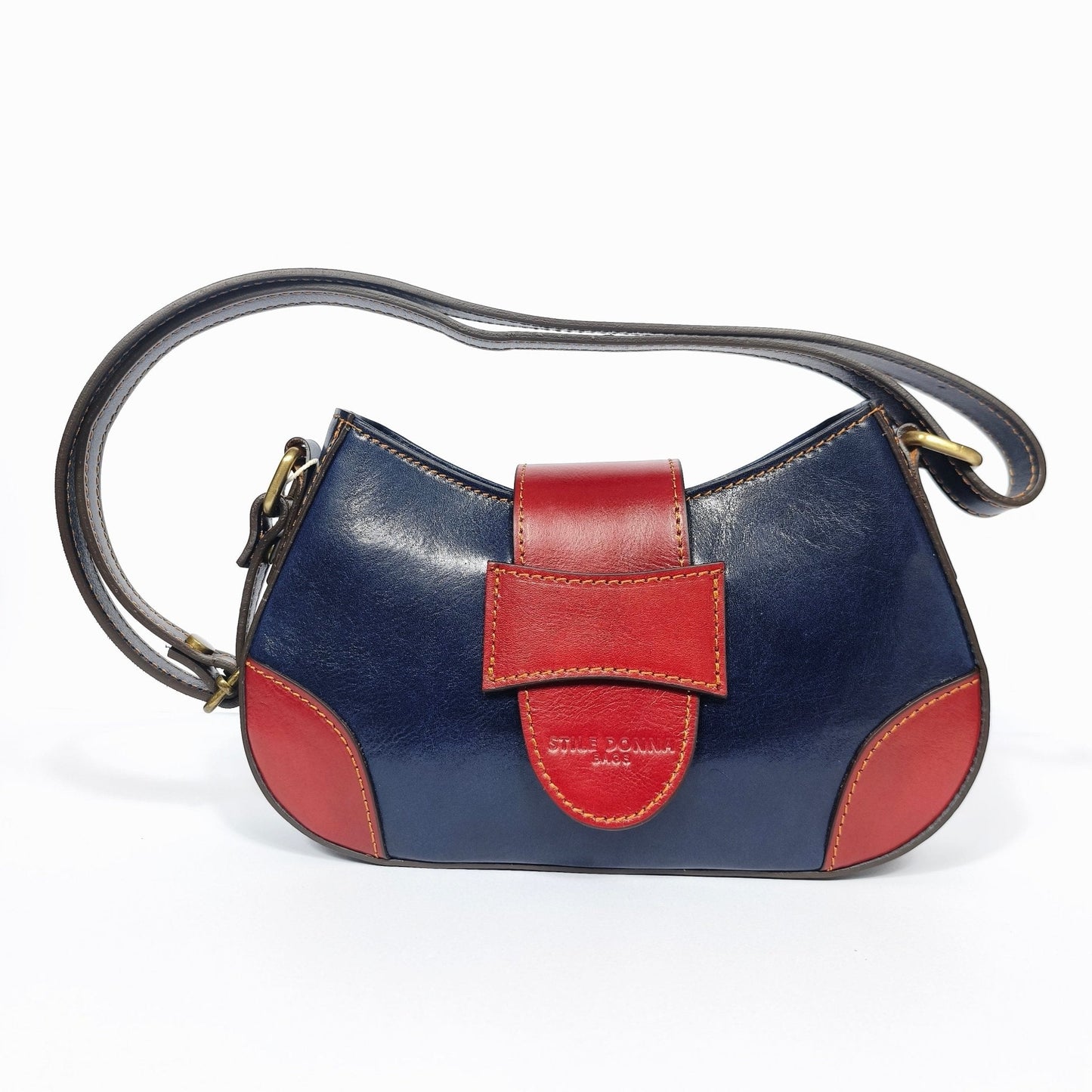 Stile Donna Bags - Aurora Borsa a Tracolla in Vera Pelle