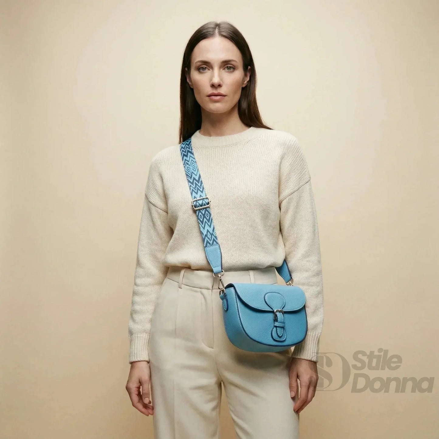 Stile Donna Bags - Chiara Borsa a Tracolla in Ecopelle