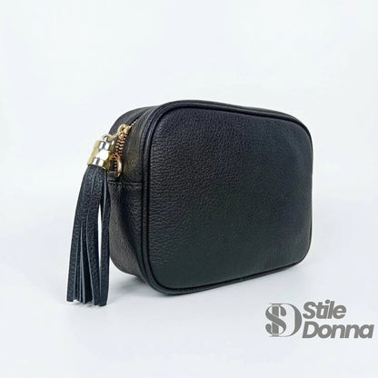 Stile Donna Bags - Palmira Borsa a Tracolla in Vera Pelle
