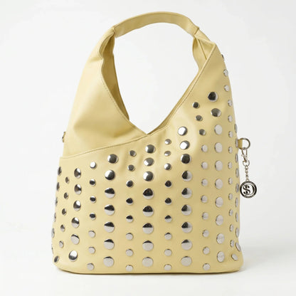Stile Donna Bags - Silver Dot Borsa Grande in Ecopelle