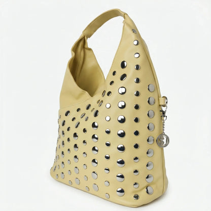 Stile Donna Bags - Silver Dot Borsa Grande in Ecopelle
