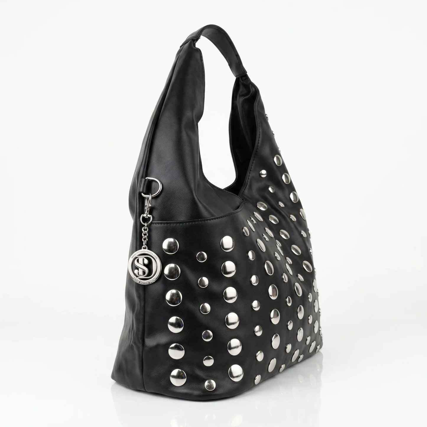 Stile Donna Bags - Silver Dot Borsa Grande in Ecopelle