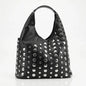 Stile Donna Bags - Silver Dot Large Faux Leather Bag