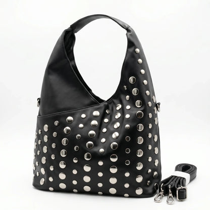 Stile Donna Bags - Silver Dot Borsa Grande in Ecopelle