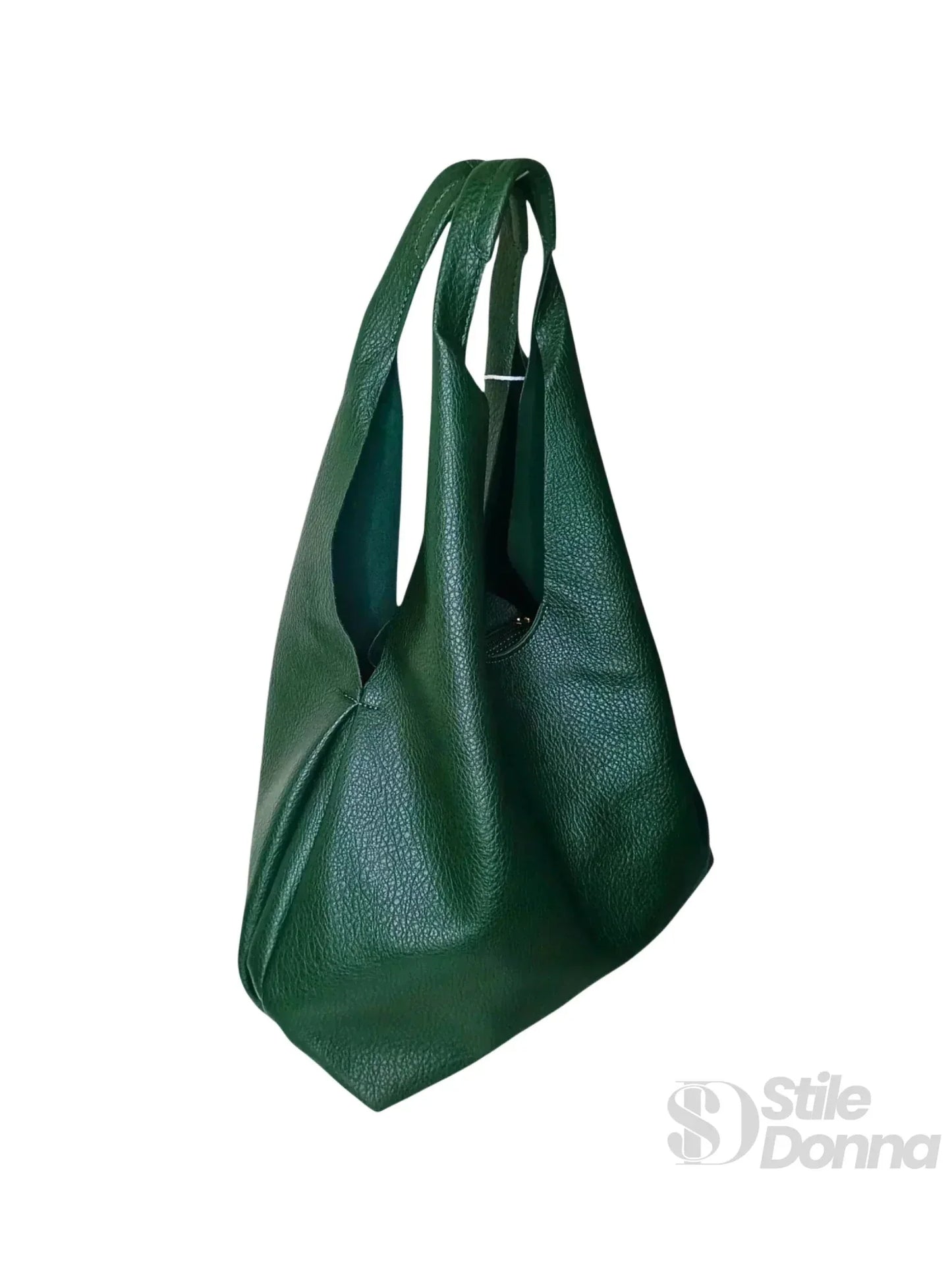 Stile Donna Bags - Borsa Hobo Capiente in Ecopelle