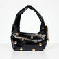 Coconuda Black Hobo Bag with Gold Studs