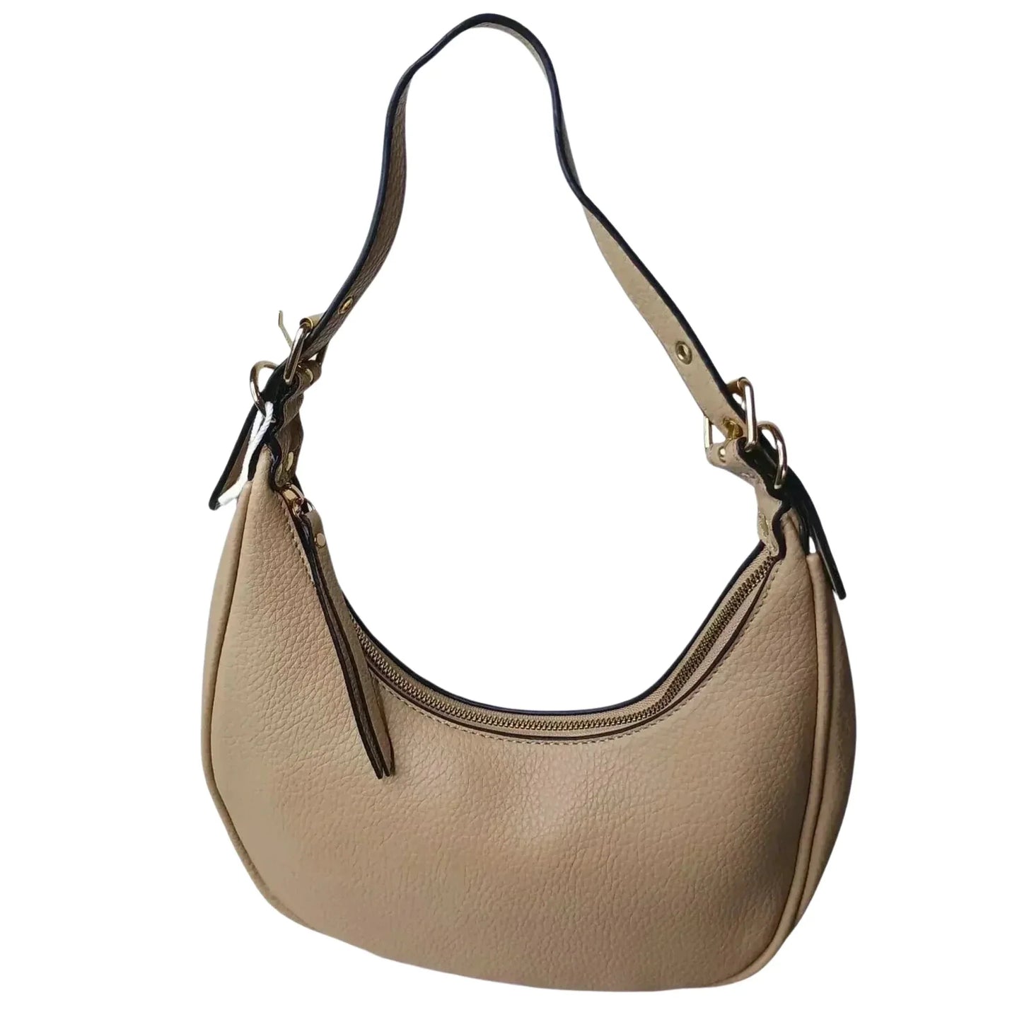 Stile Donna Bags - Borsa Hobo in Ecopelle Beige