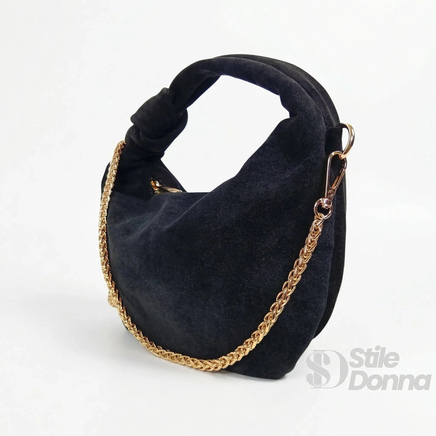 Stile Donna Bags - Cinzia Borsa Hobo in Pelle Scamosciata