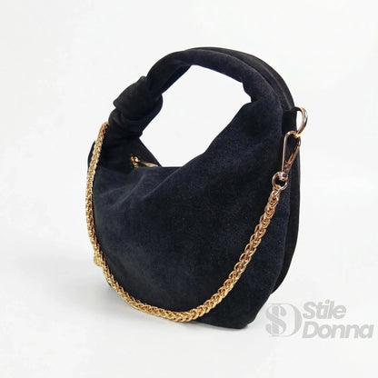 Stile Donna Bags - Cinzia Borsa Hobo in Pelle Scamosciata