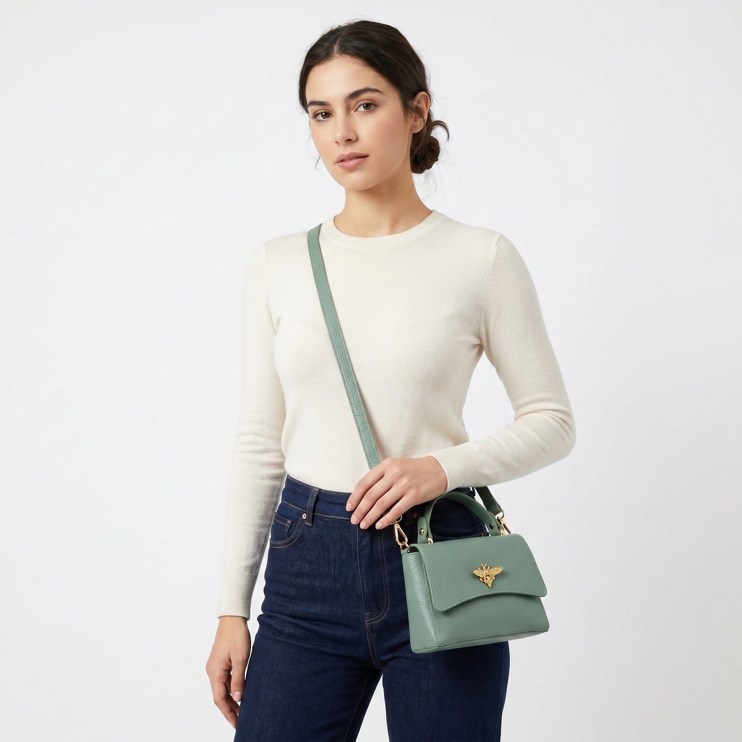 Stile Donna Bags - Borsa Mini a Farfalla in Vera Pelle