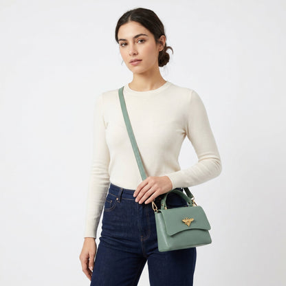 Stile Donna Bags - Borsa Mini a Farfalla in Vera Pelle