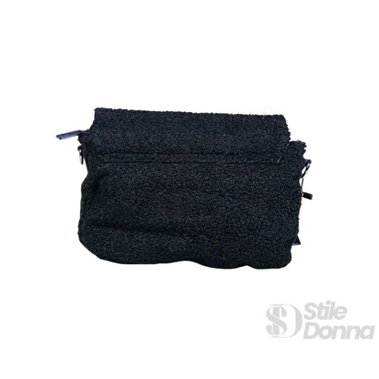 Stile Donna Bags - Borsa Nera con Manico Intrecciato