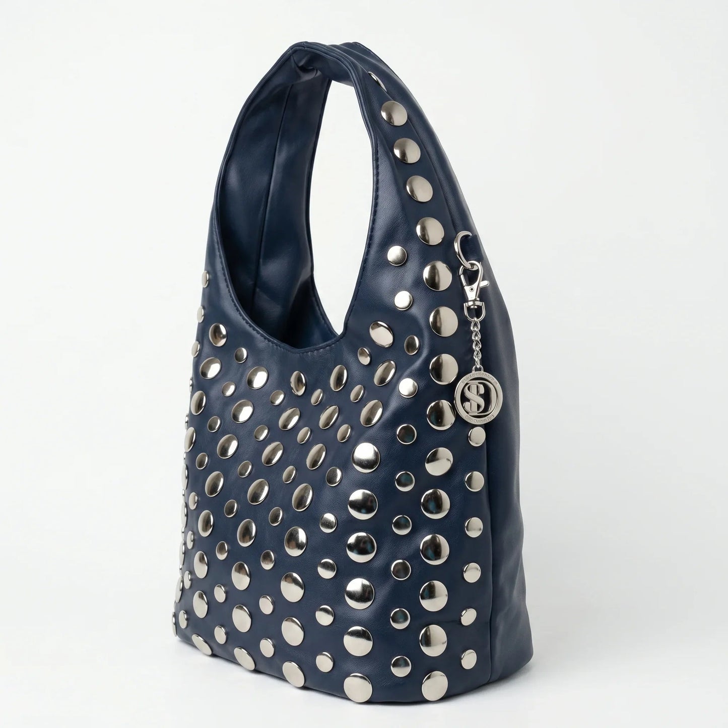 Stile Donna Bags - Silver Dot Borsa Media in Ecopelle