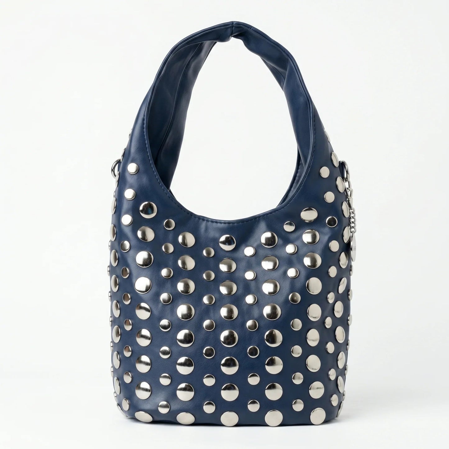 Stile Donna Bags - Silver Dot Borsa Media in Ecopelle