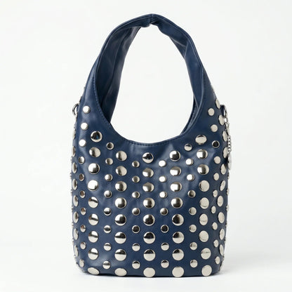 Stile Donna Bags - Silver Dot Borsa Media in Ecopelle