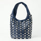 Stile Donna Bags - Silver Dot Medium Faux Leather Bag