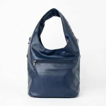 Stile Donna Bags - Silver Dot Borsa Media in Ecopelle