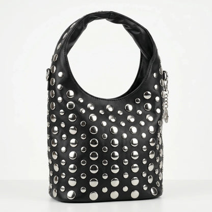 Stile Donna Bags - Silver Dot Borsa Media in Ecopelle