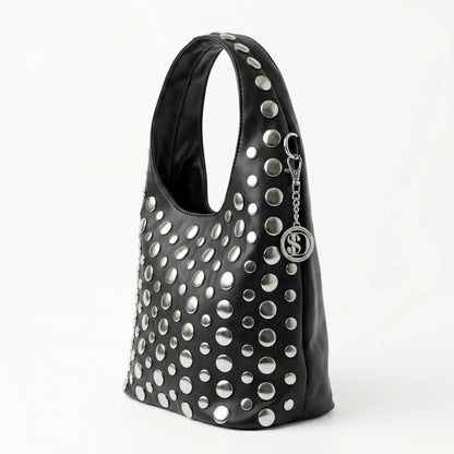 Stile Donna Bags - Silver Dot Borsa Media in Ecopelle