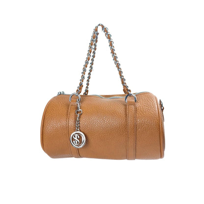 Stile Donna Bags - Borsa a Cilindro con Doppio Manico