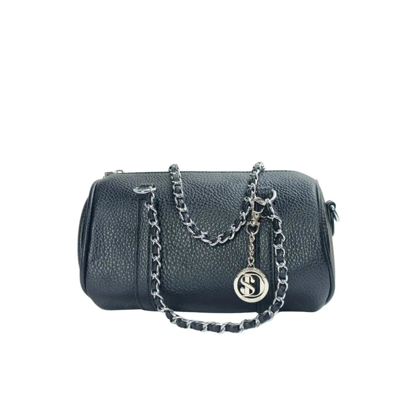 Stile Donna Bags - Borsa a Cilindro con Doppio Manico