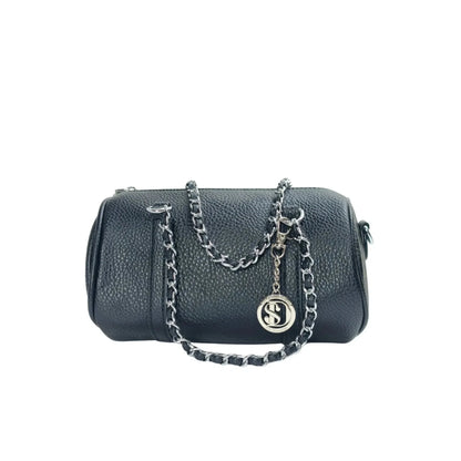 Stile Donna Bags - Borsa a Cilindro con Doppio Manico