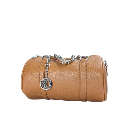 Stile Donna Bags - Borsa a Cilindro con Doppio Manico