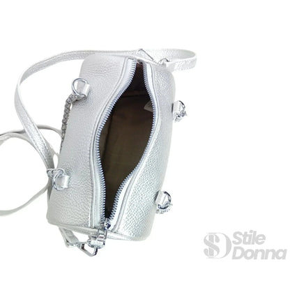 Stile Donna Bags - Borsa a Cilindro con Doppio Manico