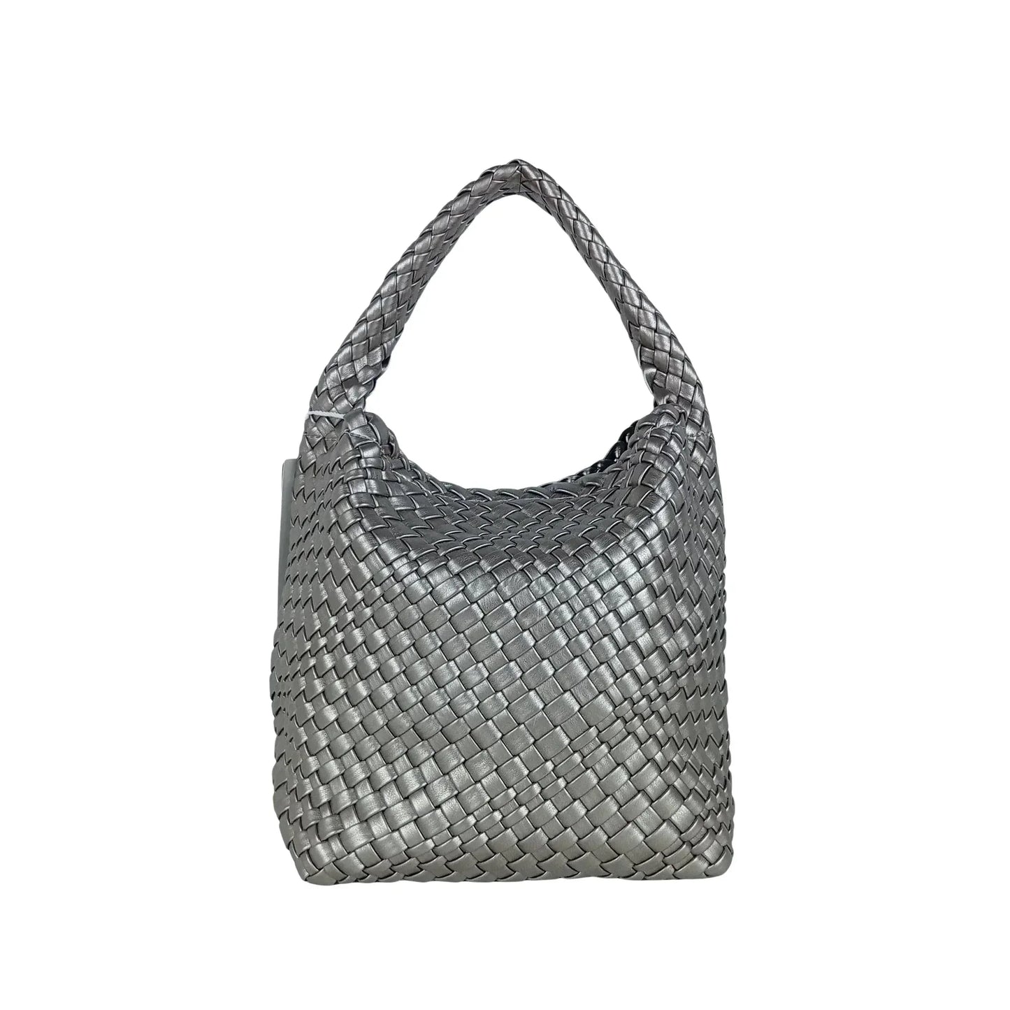 Stile Donna Bags - Borsa a Mano in Ecopelle Intrecciata