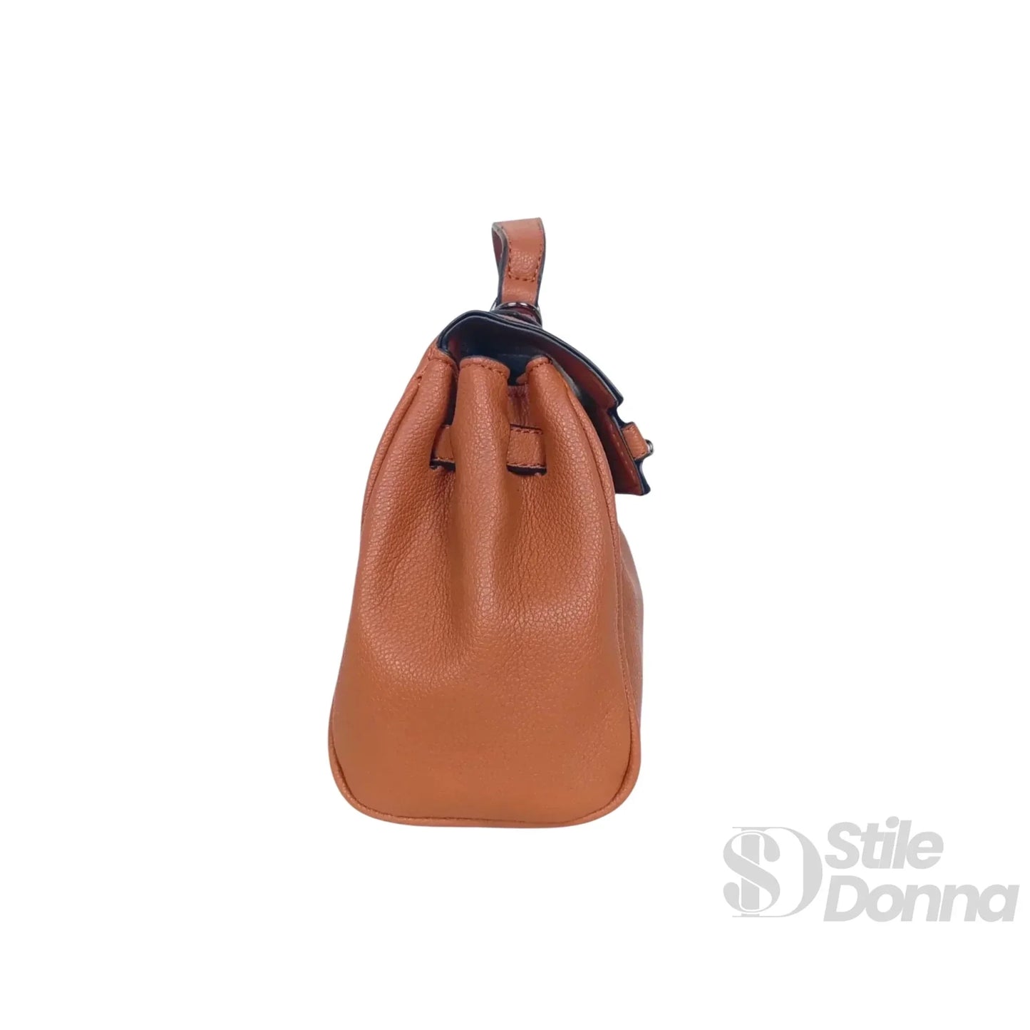 Stile Donna Bags - Borsa a Mano in Ecopelle Marrone