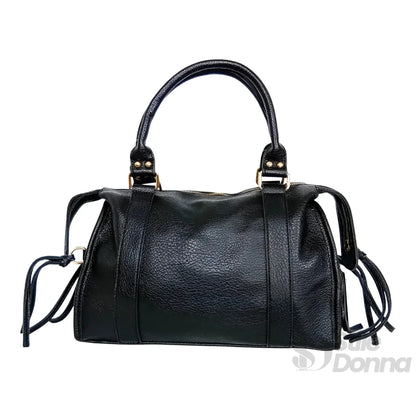 Stile Donna Bags - Borsa a Mano in Ecopelle Nera
