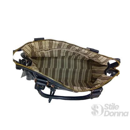 Stile Donna Bags - Borsa a Mano in Ecopelle Nera
