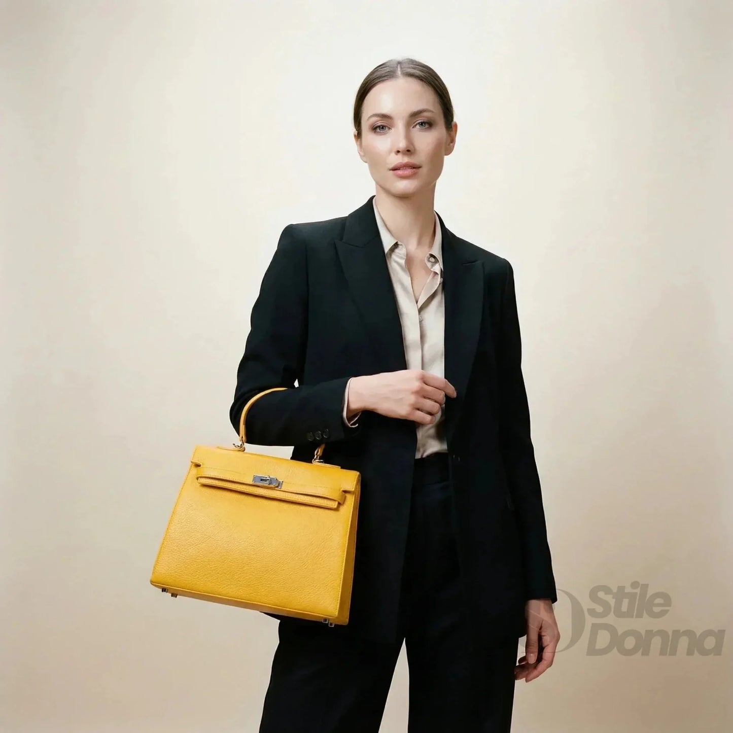 Stile Donna Bags - Borsa a Mano Dettagli Argentati