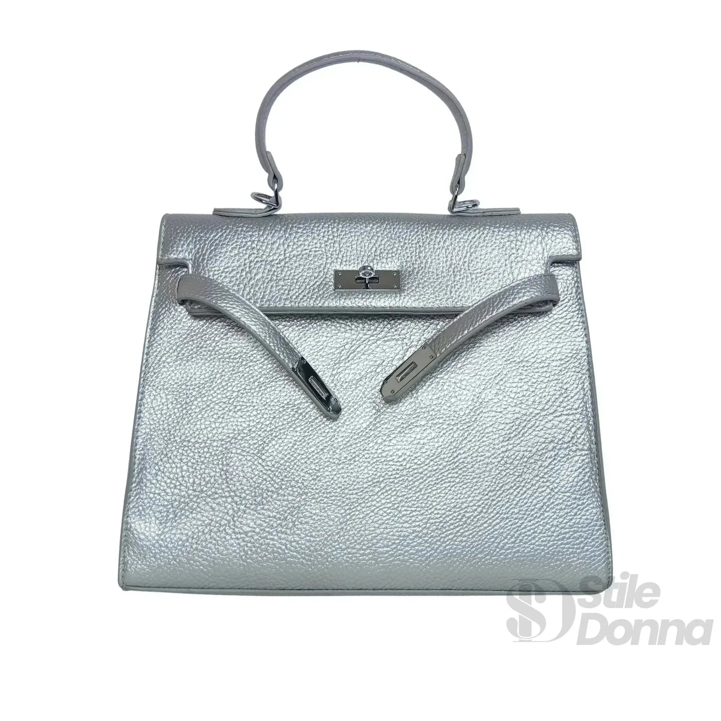 Stile Donna Bags - Borsa a Mano Dettagli Argentati