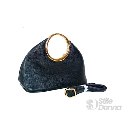 Stile Donna Bags - Borsa a Mano con Manico Circolare