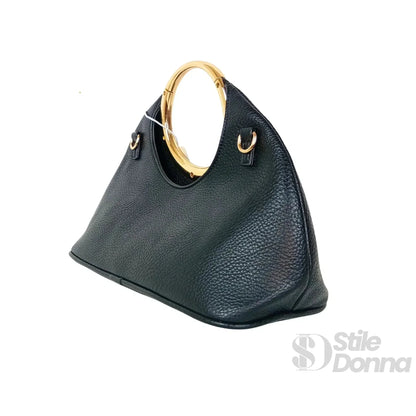 Stile Donna Bags - Borsa a Mano con Manico Circolare