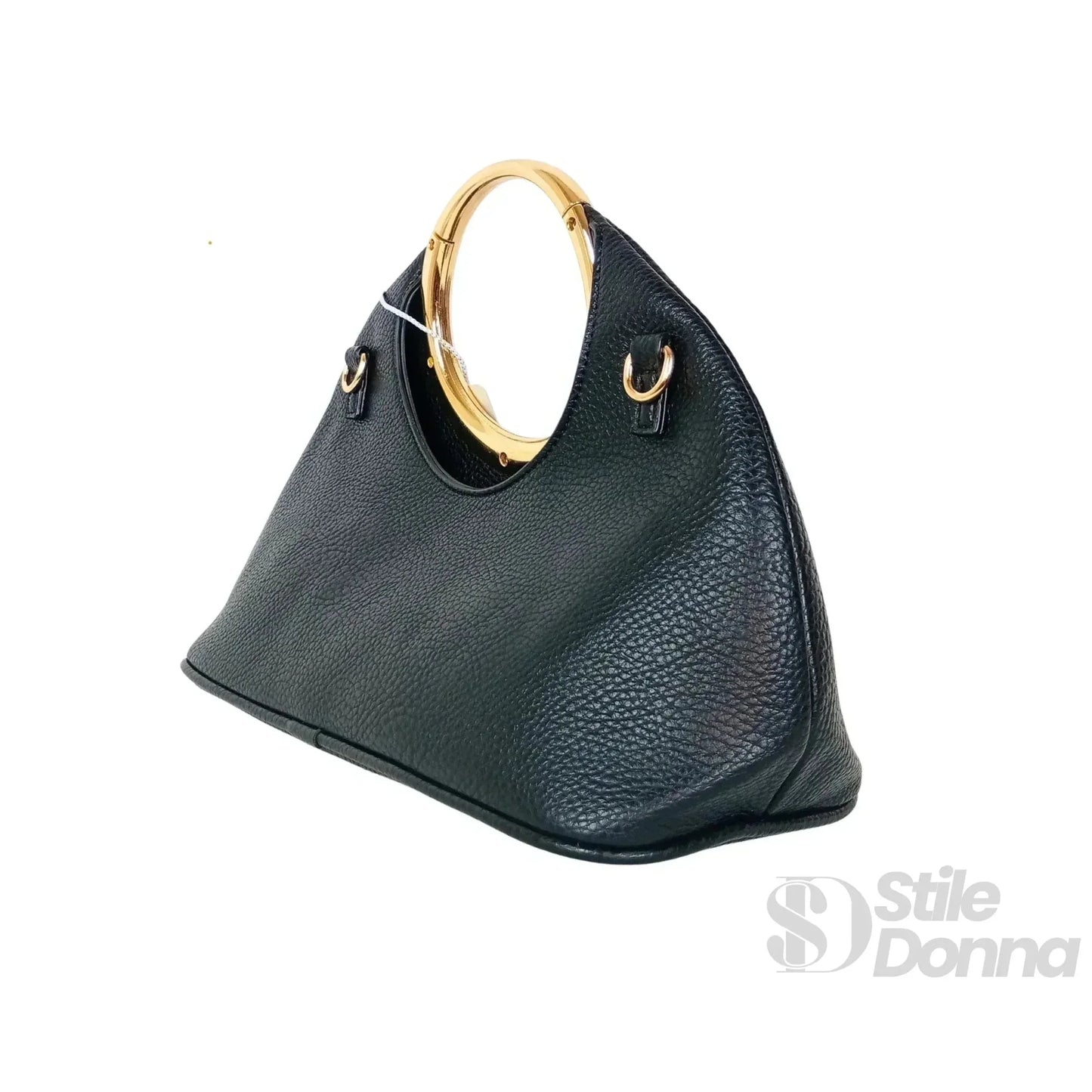 Stile Donna Bags - Borsa a Mano con Manico Circolare