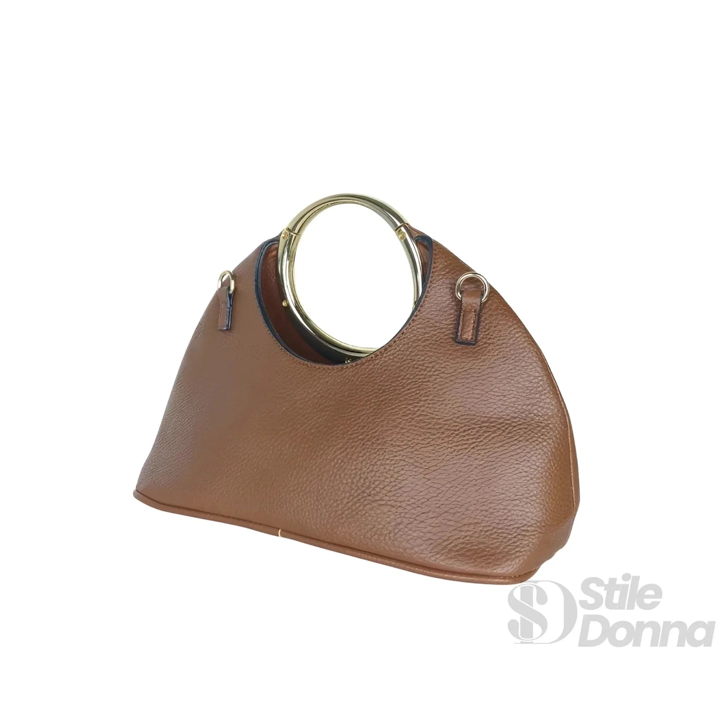 Stile Donna Bags - Borsa a Mano con Manico Circolare