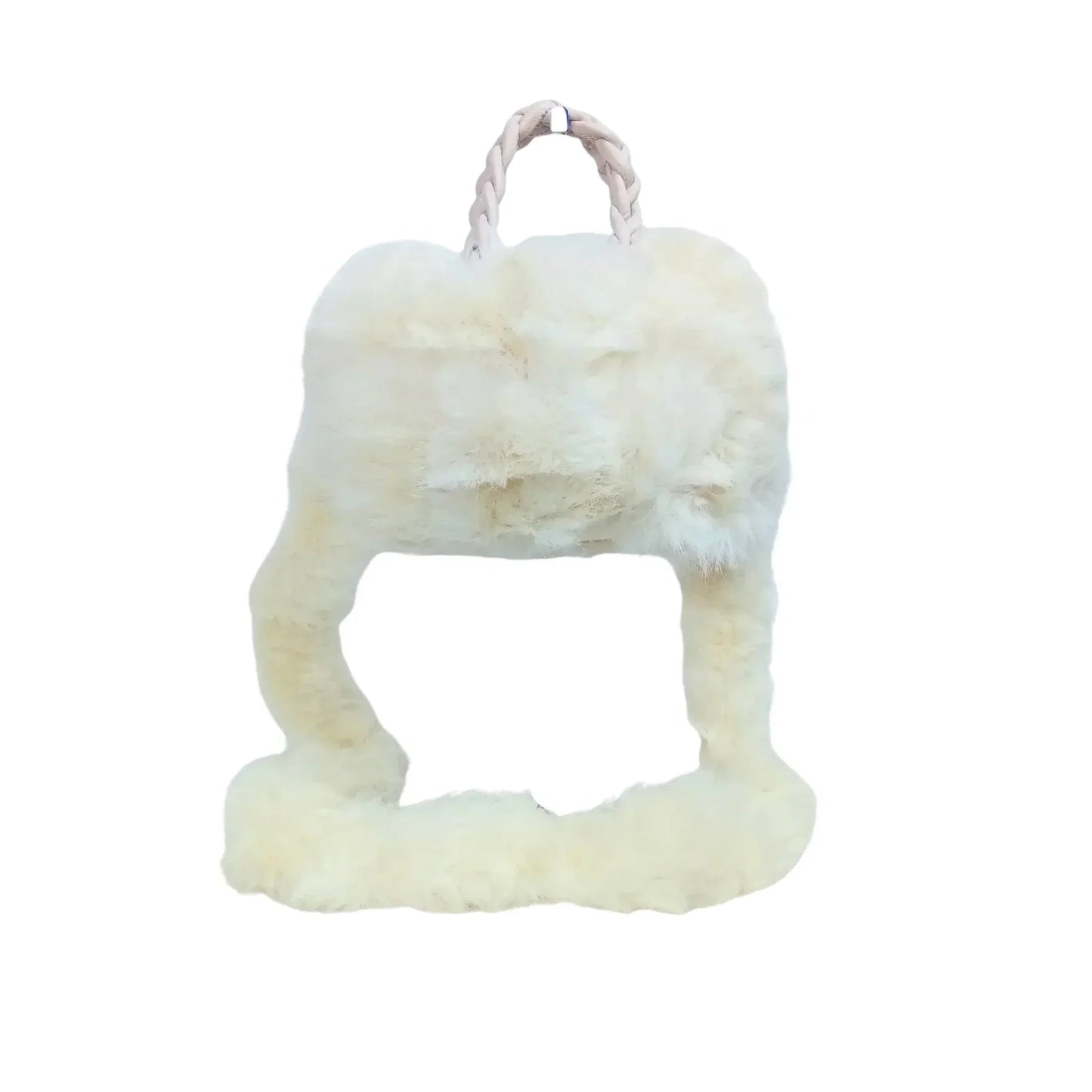Stile Donna Bags - Borsa a Mano in Pelliccia Sintetica