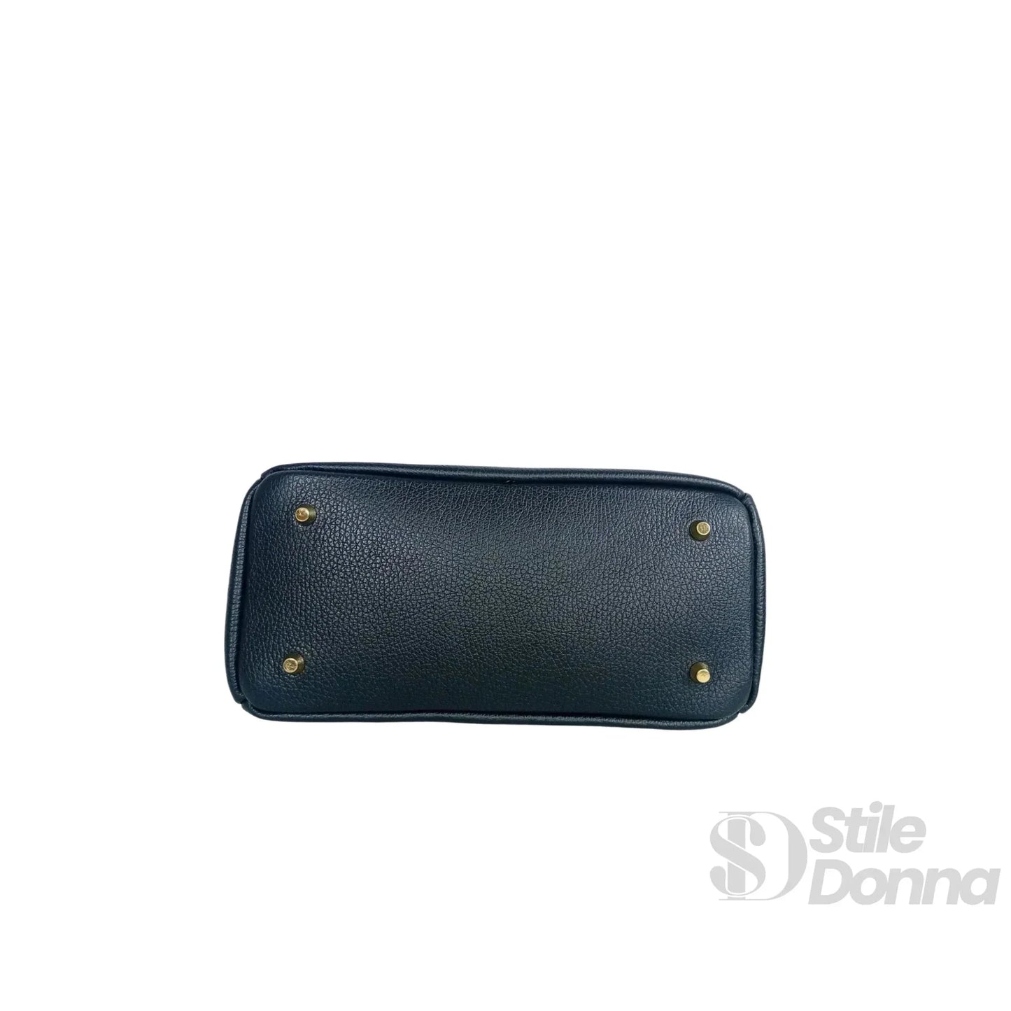 Stile Donna Bags - Borsa a Mano in Vera Pelle Hardware Oro